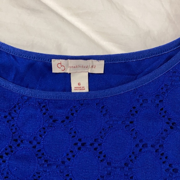 Royal blue knee length dress - Picture 8 of 13